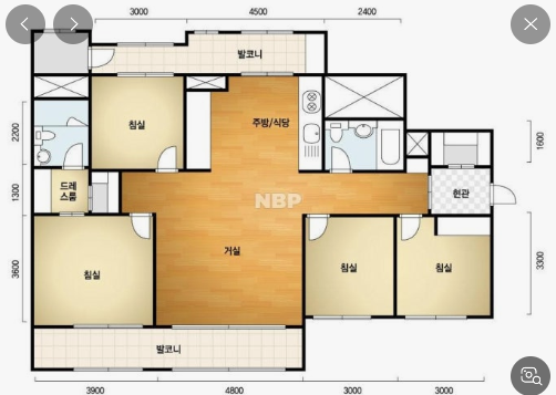 평면도 원본 이미지